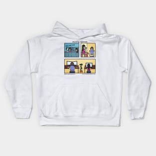 Morning commute Kids Hoodie